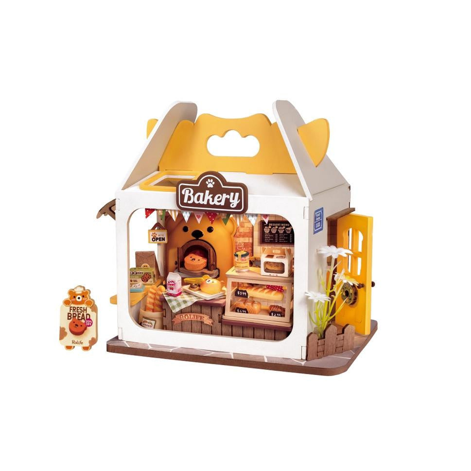 Hands Craft Diy Miniature House Kit: Teddy's Breadbox 