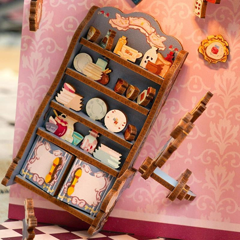 Hands Craft DIY MiniatureHouse Book Nook Kit: Alice's Adventure - HTQ128 