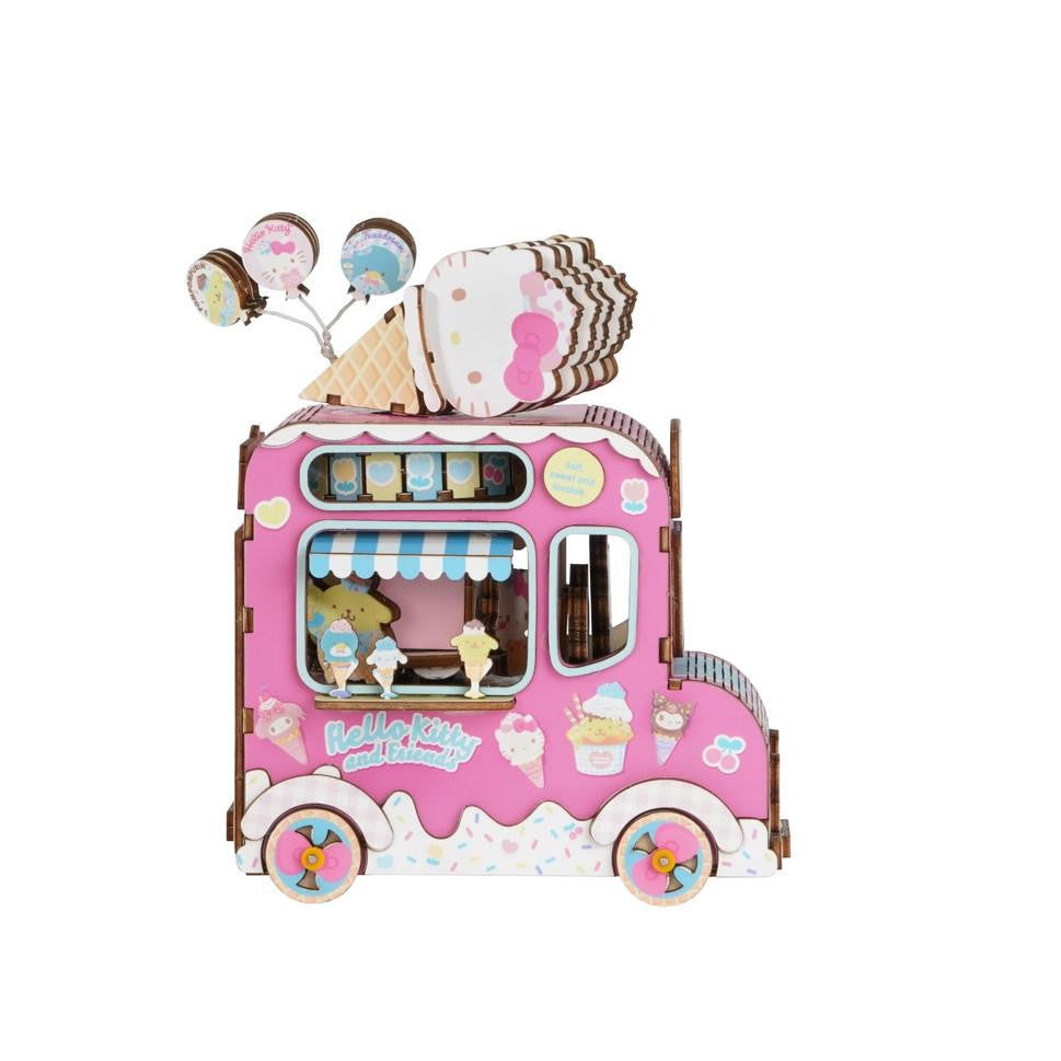 Hands Craft  Hello Kitty® and Friends Wooden Music Box: Ice Cream Truck 
