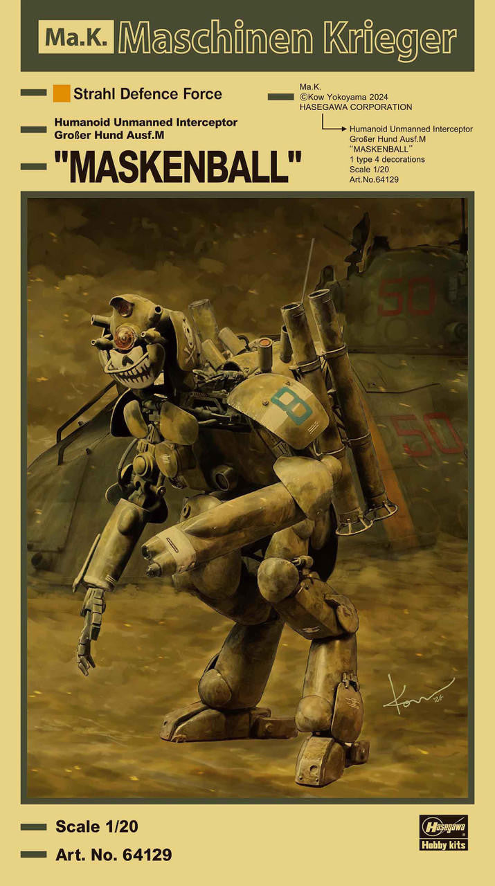 Hasegawa 1/20 Ma.K Humanoid Maskenball 64129 