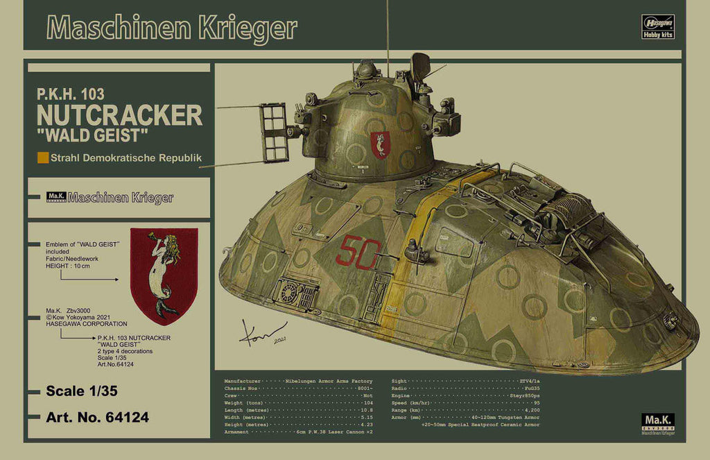 Hasegawa 1/20 Ma.K. PKH 103 Nutcracker 64124 