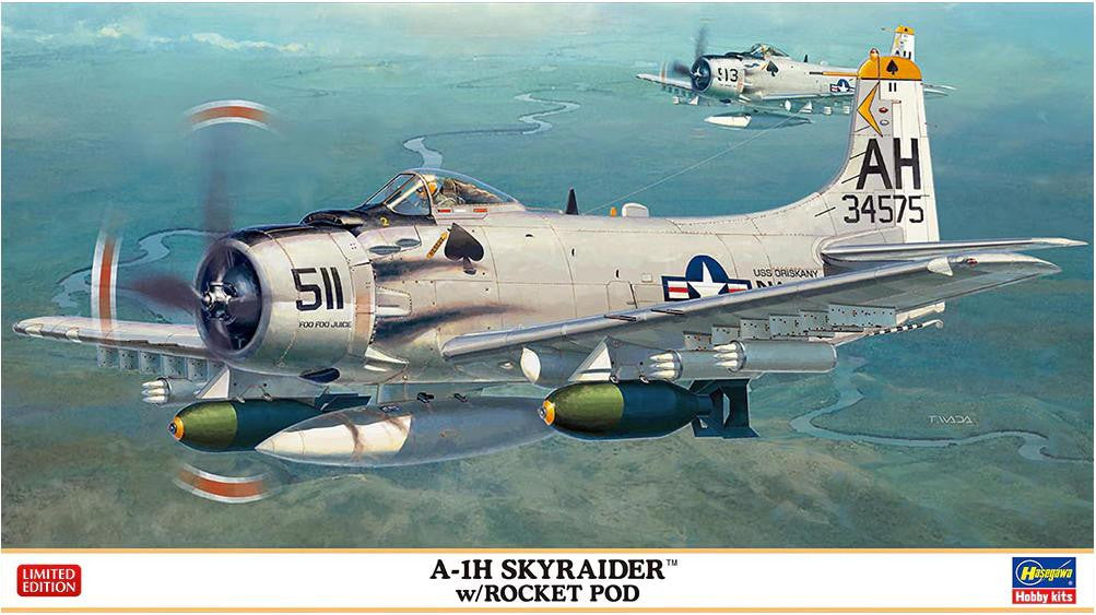 Hasegawa 1/72 A-1H Skyraider 02466 