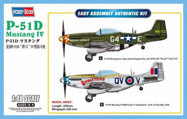 1/48 P-51D Mustang IV Easy Kit 85802