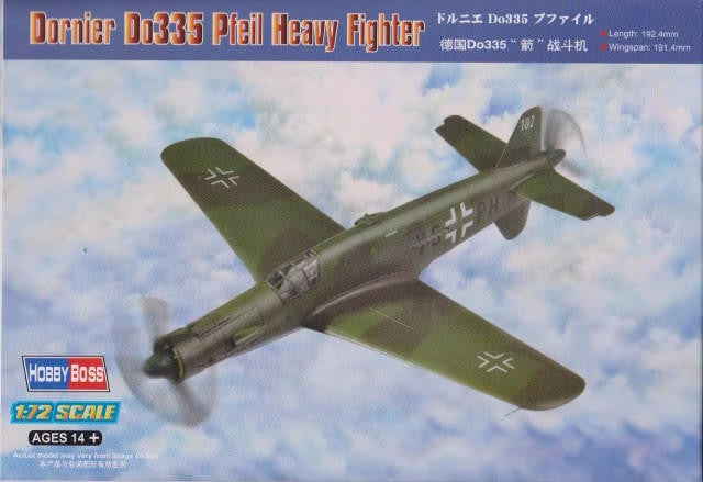 HobbyBoss 1/72 Do335 Pfeil Heavy Fighter 80293 