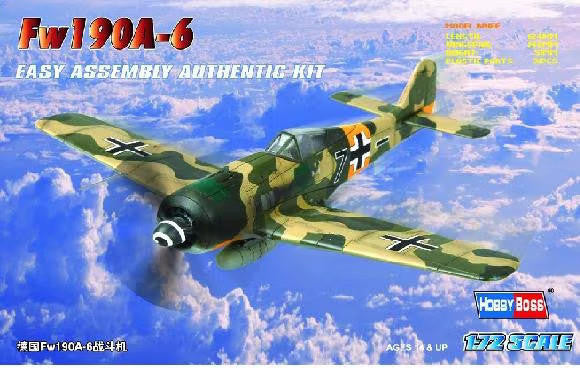 HobbyBoss 1/72 Fw190A-6 Easy Kit 80245 