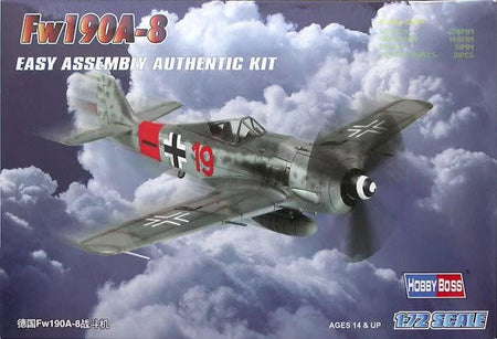 HobbyBoss 1/72 Fw190A-8 Easy Kit 80244 