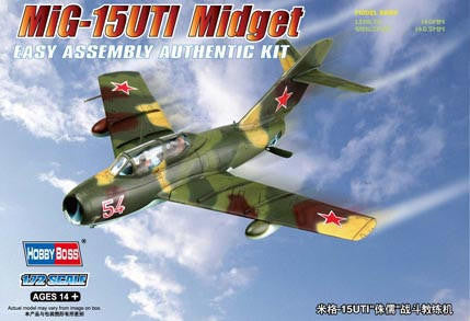 HobbyBoss 1/72 MiG-15UTI Midget Easy Kit 80262 