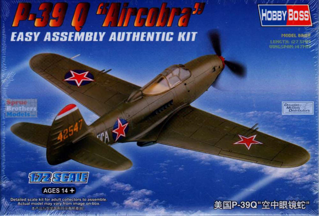 HobbyBoss 1/72 P-39 Q Airacobra Easy Kit 80240 