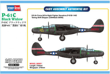 1/72 P-61C Black Widow 87263