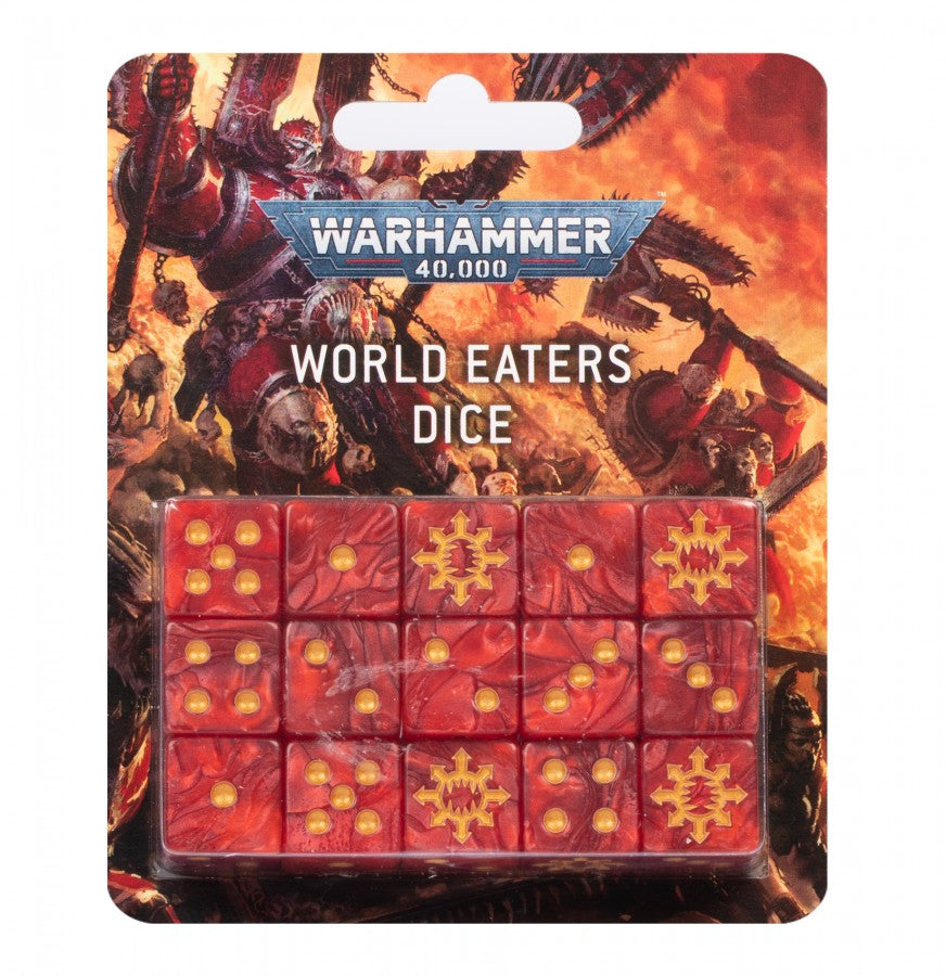 Warhammer 40k - World Eaters Dice