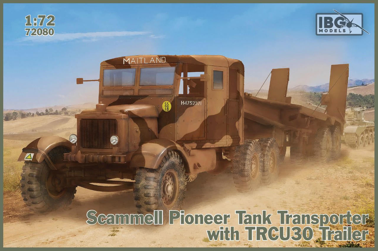 IBG 1/72 Scammell Pioneer Tank Transporter w/TRCU30 Trailer 72080