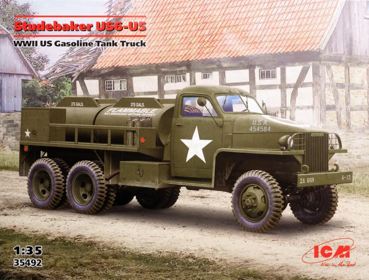 ICM 1/35 Studebaker US6 Gasoline Tank Truck 35492 