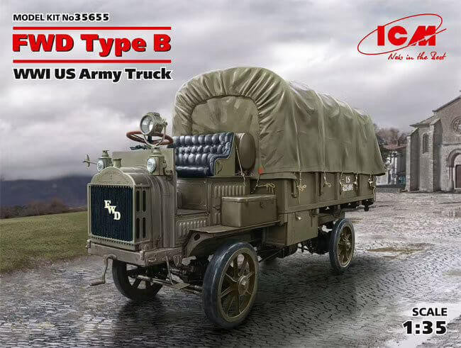 ICM 1/35 WWI USS FWD Type B Army Truck 35655