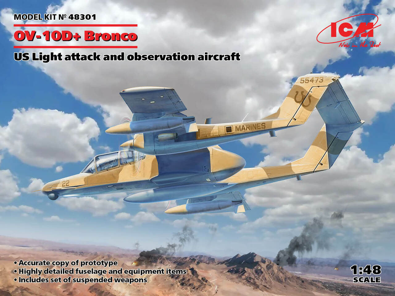ICM 1/48 OV-10D Bronco 48301