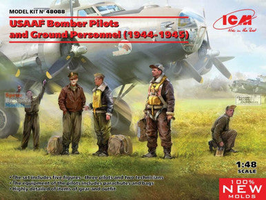 1/48 USAAF Bomber Pilots & Ground Personnel 1944-45 48088