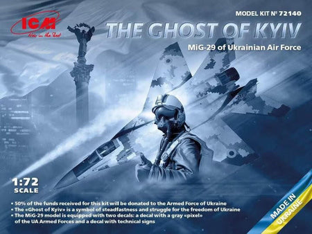 ICM 1/72 MiG-29 Ghost of Kyiv Ukrainian AF 72140