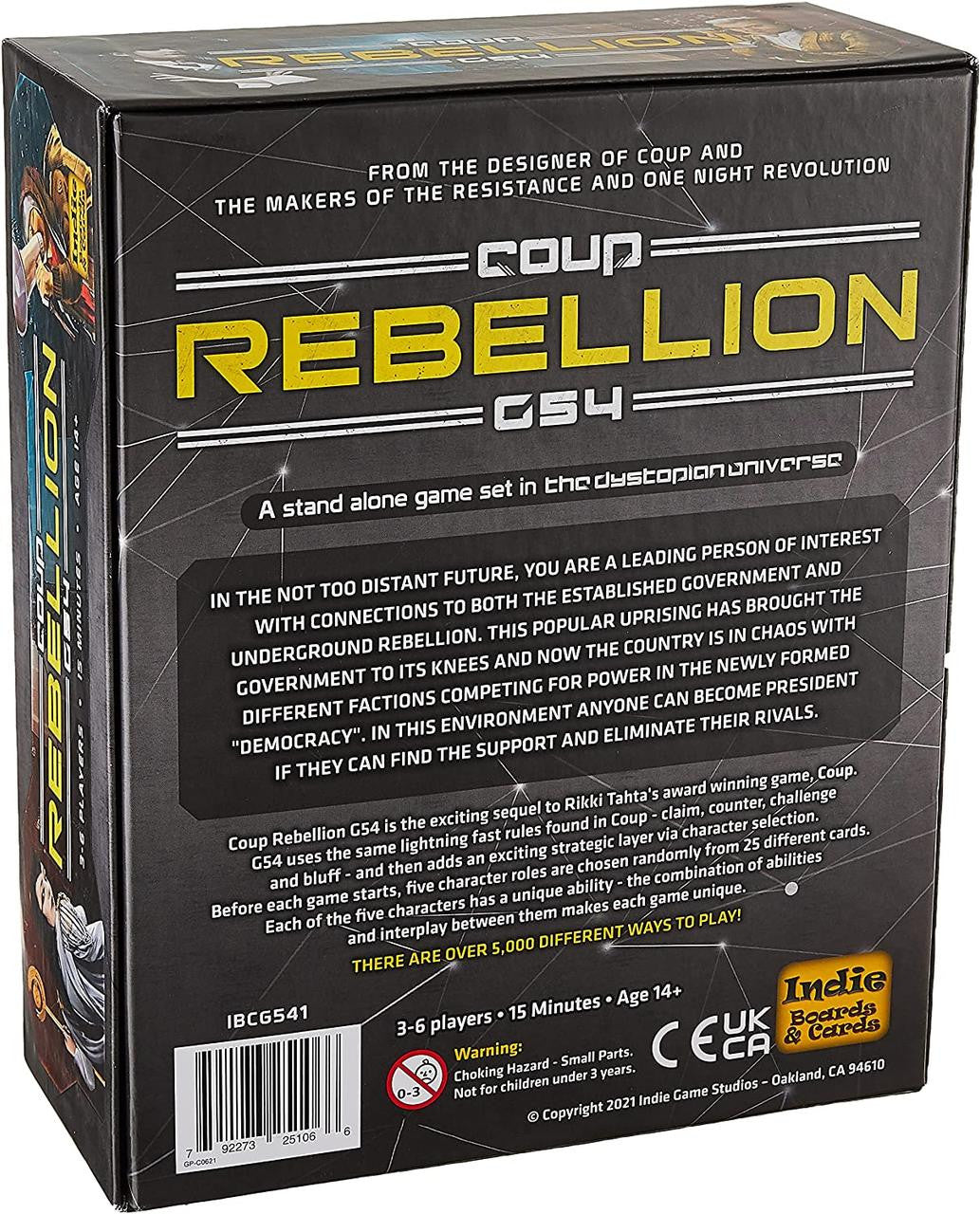 Indie Boards & Cards Coup: Rebellion G54 - Anarchy Expansion 