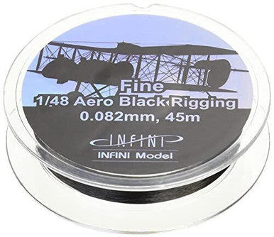 Aero Black Rigging Fine (.082mm x 145') R4800B
