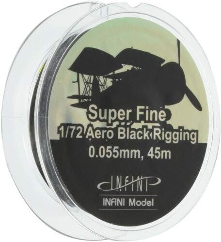 Infini Model Aero Black Rigging Super Fine .055mm x 145 R7200B