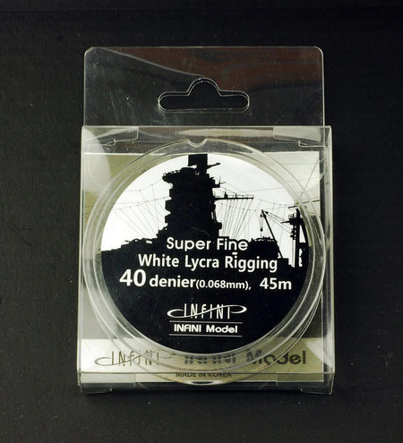 Infini Model Black Lycra Ship / Aircraft Rigging Ultra Fine .048mm x 145 201B
