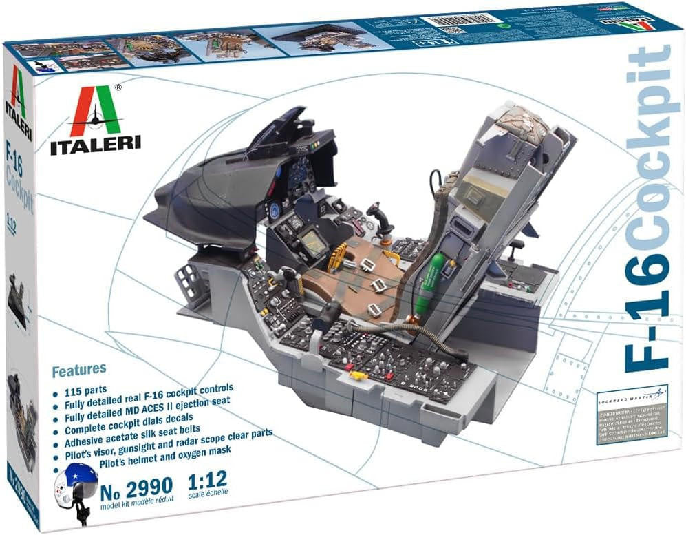 Italeri 1/12 F-16 Cockpit 2990 