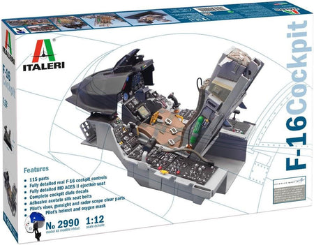 Italeri 1/12 F-16 Cockpit 2990 