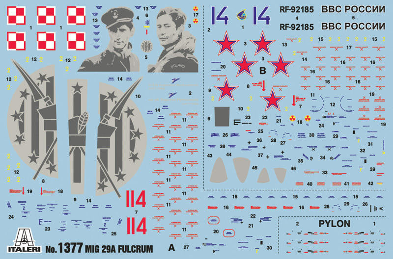 Italeri 1/72 MiG-29A Fulcrum 1377