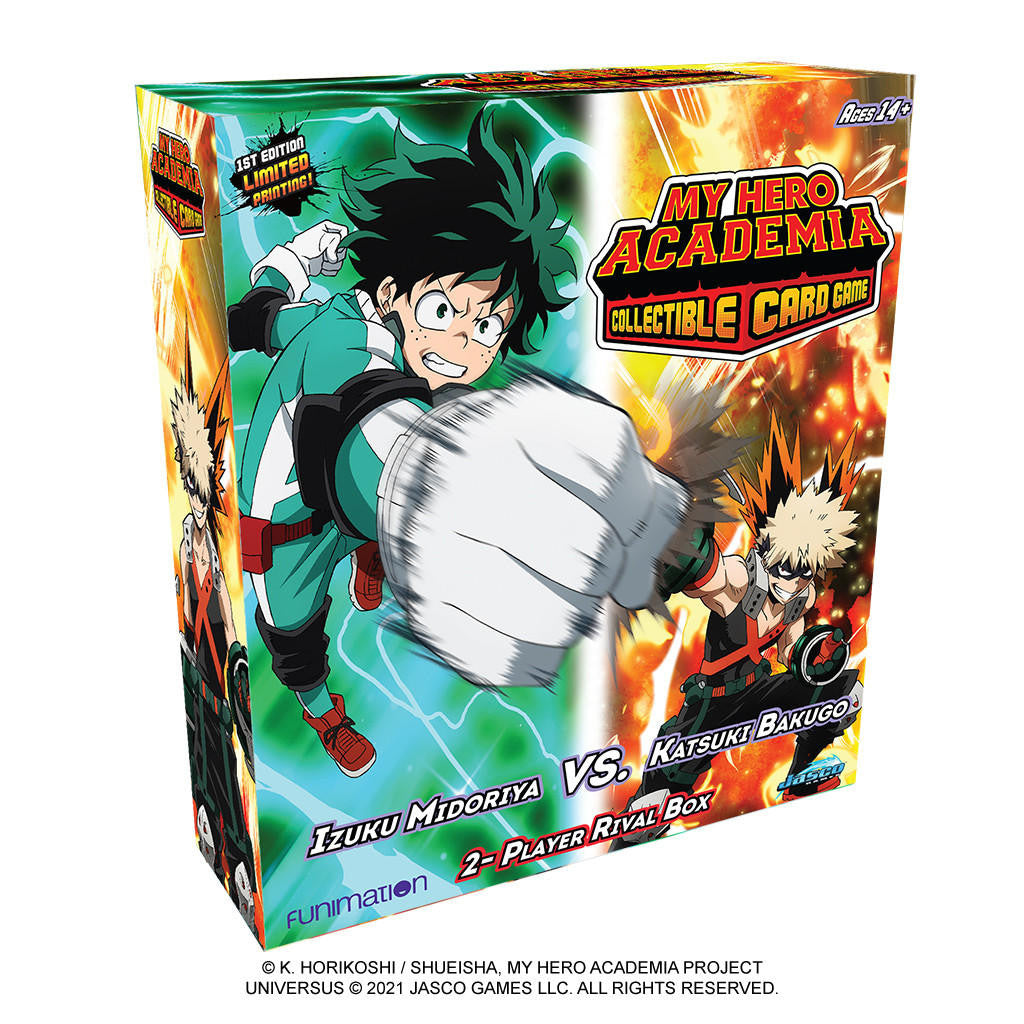 Jasco My Hero Academia CCG Izuku vs Katsuki 2-player Rival Deck