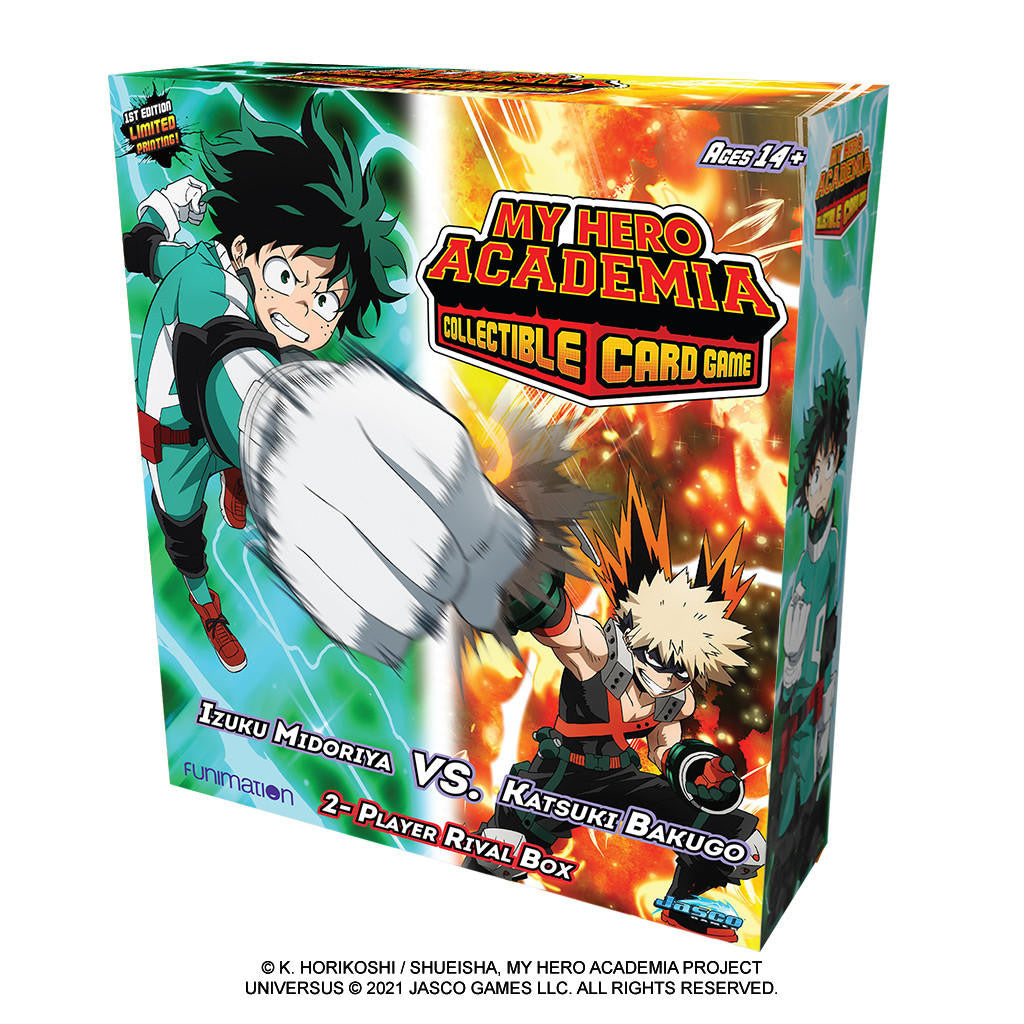 Jasco My Hero Academia CCG Izuku vs Katsuki 2-player Rival Deck