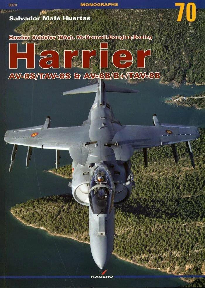 Kagero Harrier AV-8S, TAV-8S, AV-8B, AV-8B Monograph 70
