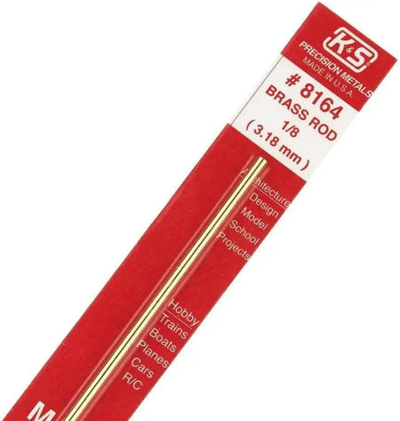 KandS 1/8 x 12 Brass Rod 1 8164
