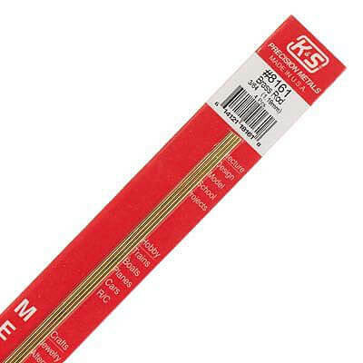KandS Brass Rod .047 x 12 4 8161