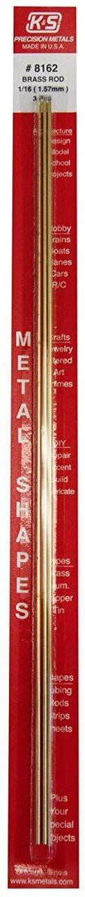 KandS Brass Rod .06 x 12 3 8162