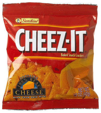 CHEEZ-IT Baked Snack Crackers, 1.5-Ounce