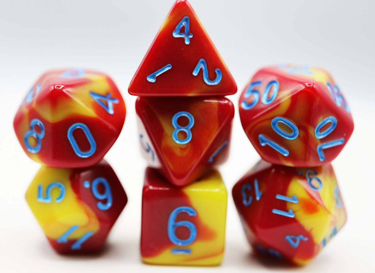 Ketchup & Mustard RPG Dice Set