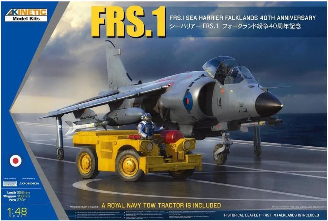 Kinetic 1/48 Harrier FRS.1 Falklands 40th Anniversary 48138 