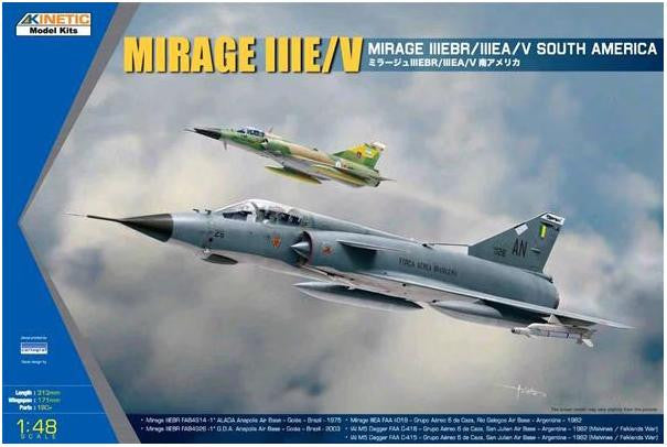 Kinetic 1/48 Mirage IIIE5/M5 Dagger South America 48052 