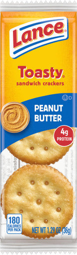 Lance Toasty Sandwich Crackers - Peanut Butter