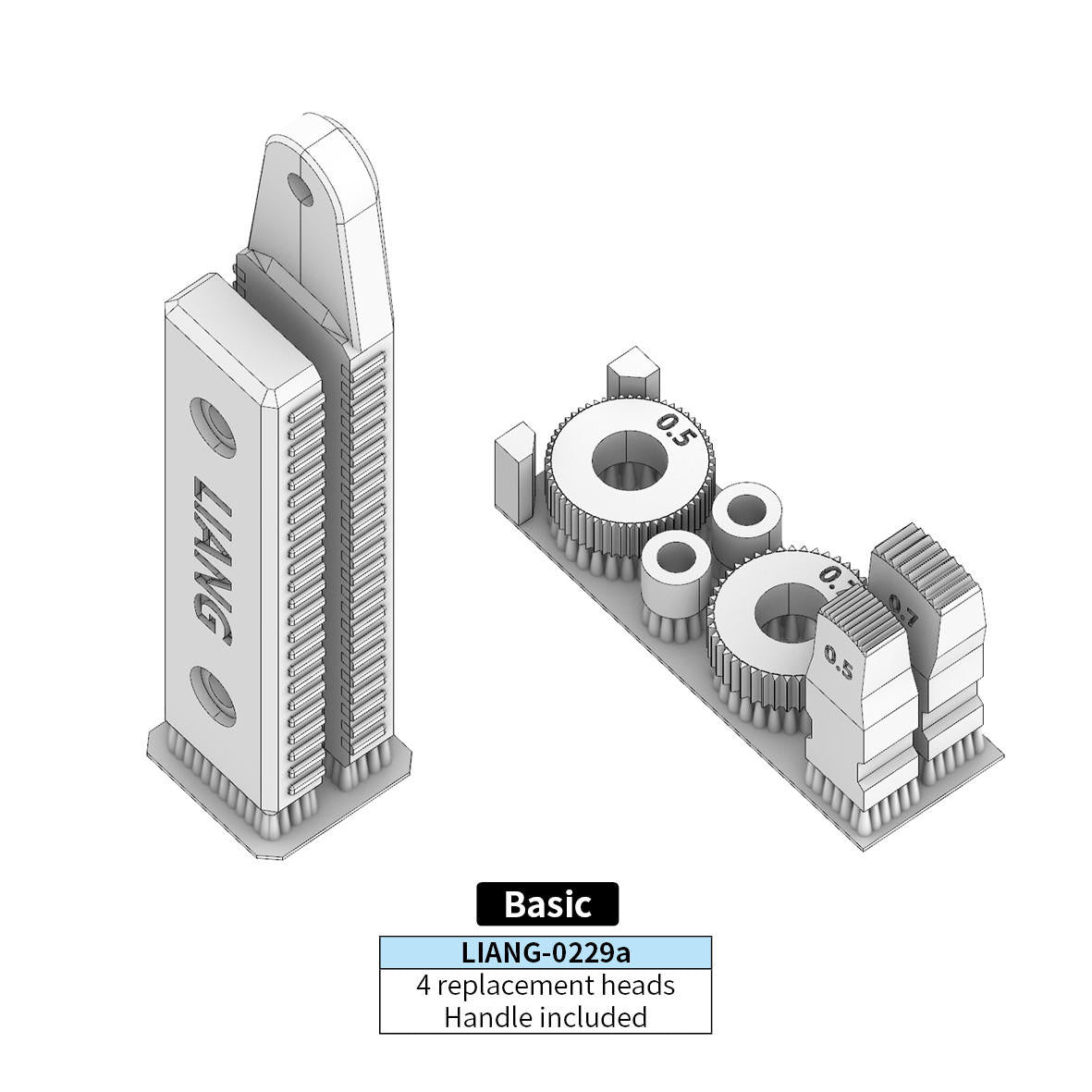 LIANG Model Zimmerit Tool - Basic 0229a 