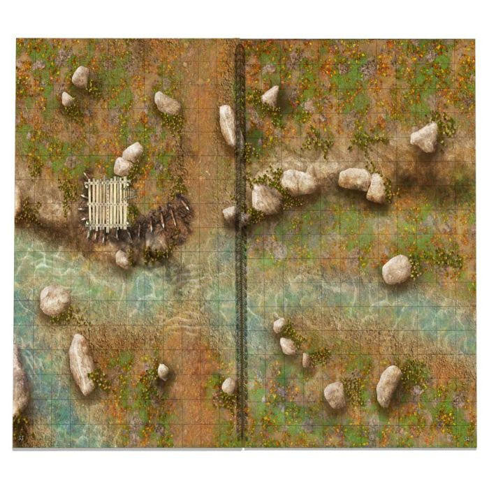 Loke BattleMats Battle Mat: Giant Book of Battle Mats - Wilds, Wrecks, and Ruins 