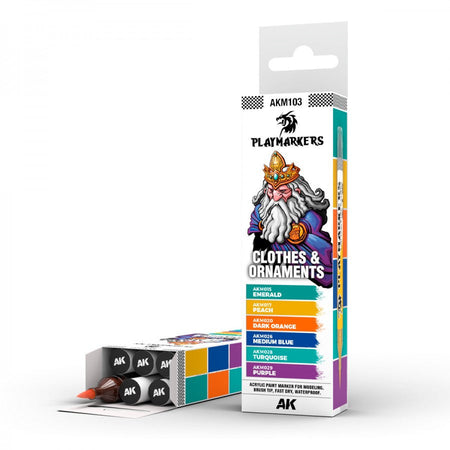 AK Playmarkers Set Clothes & Ornaments M103