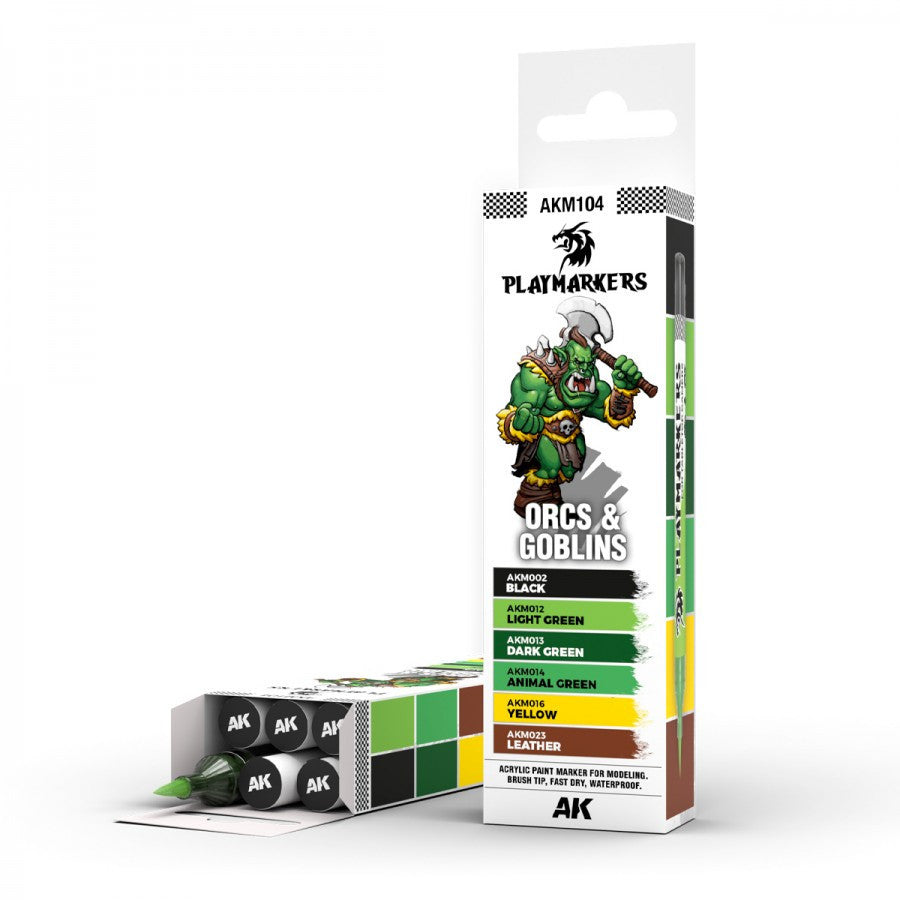 AK Playmarkers Set Orcs & Goblins M104