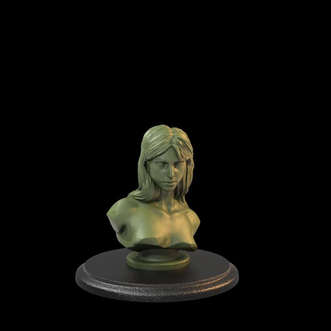 Macaroni Miniatures Lady Academic Bust by Tytan Troll 