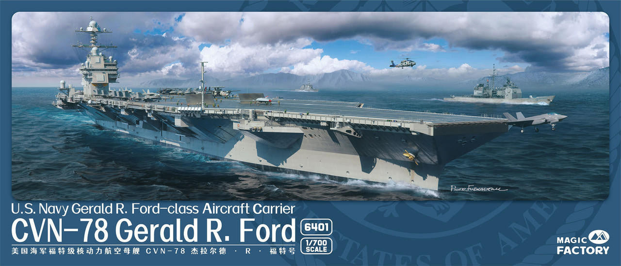 Magic Factory 1/700 USS Gerald Ford CVN-78 6401 