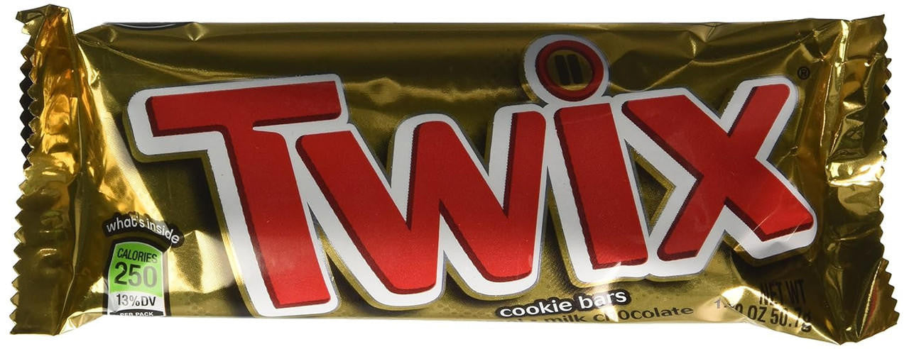 Mars Twix-Chocolate Caramel Cookie Bars, 1.79oz 