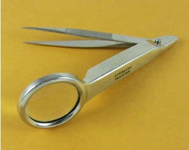 Fine Tweezers w/Magnifier 530