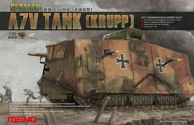 1/35 A7V Krupp German WWI Tank TS017
