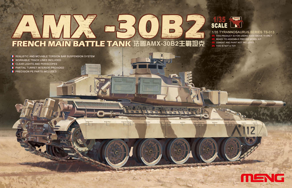 Meng 1/35 AMX-30B2 French MBT TS013 