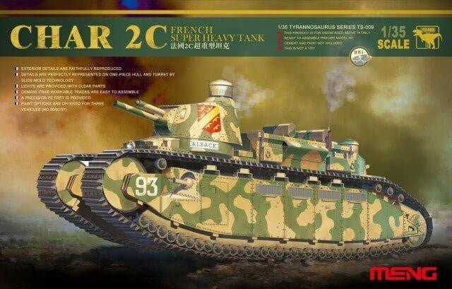 Meng 1/35 Char 2C French WWI Tank TS009