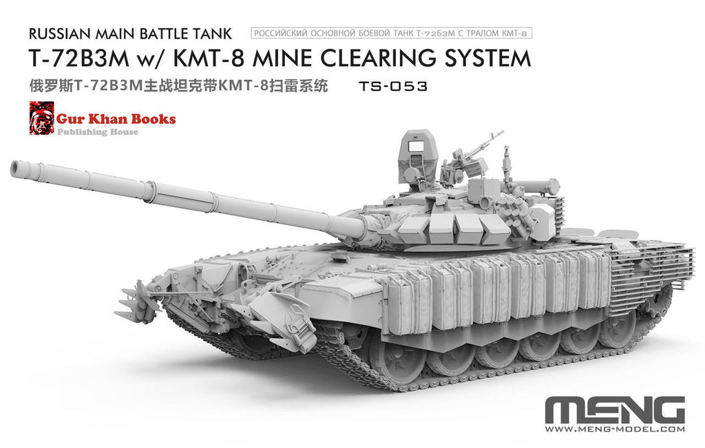 Meng 1/35 T-72B3M With KMT-8 Mine Clearing System TS053